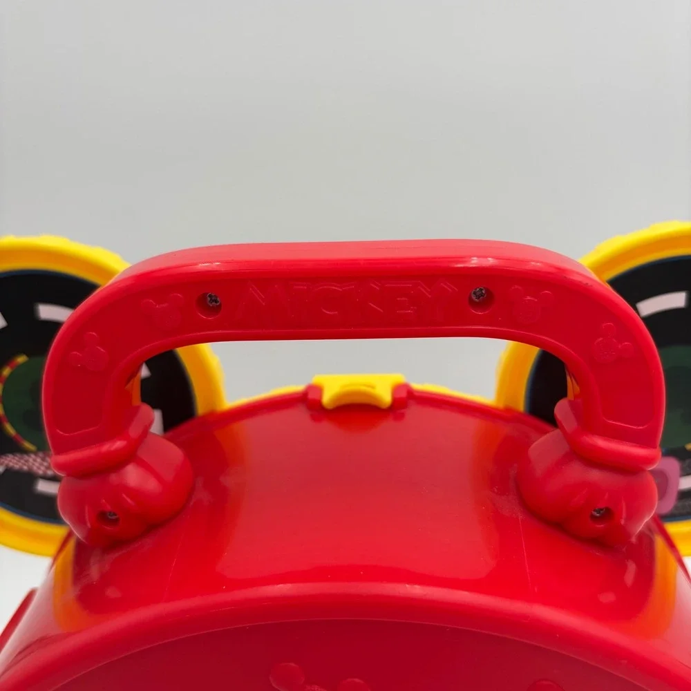 Disney Mickey Mouse Cash Register & Roadster Racers Case Kids Red‎ Not Complete
